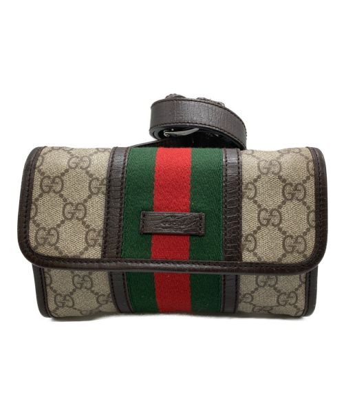 GUCCI（グッチ）GUCCI (グッチ) シェリーラインミニボディバッグ ベージュの古着・服飾アイテム