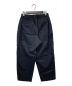 SOFTHYPHEN (ソフトハイフン) ORGANIC COTTON CHINO WIDE TROUSERS ワイドチノトラウザーズ ネイビー サイズ:3：7800円