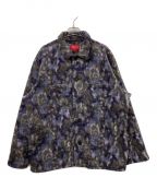 SUPREMEシュプリーム）の古着「21FW Paisley Fleece Shirt」｜パープル×ブラウン