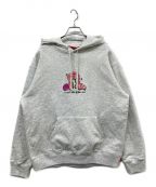 SUPREMEシュプリーム）の古着「21SS Don't Care Hooded Sweatshirt」｜グレー