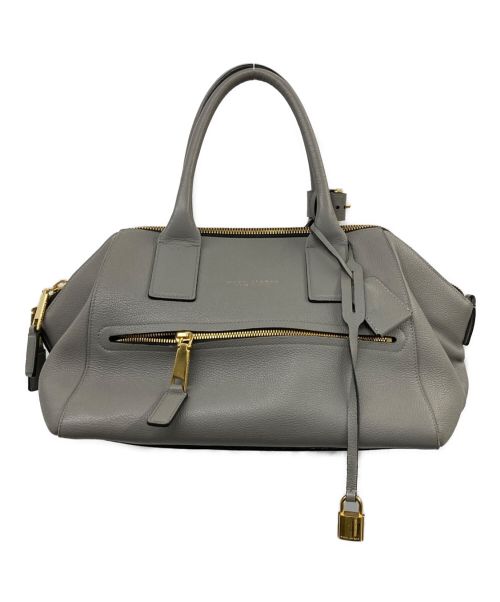 MARC JACOBS（マークジェイコブス）MARC JACOBS (マーク ジェイコブス) Incognito Medium Leather Satchel Bag グレーの古着・服飾アイテム