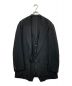 Yohji Yamamoto pour homme（ヨウジヤマモト プールオム）の古着「11AW ジレレイヤードウールギャバジャケット」｜ブラック