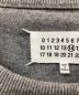 中古・古着 Maison Margiela (メゾンマルジェラ) 18SS エルボーパッチクルーネックニット グレー サイズ:ＸＸＬ：12800円