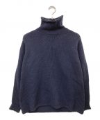 toogoodトゥーグッド）の古着「THE TRAWLERMAN JUMPER CHUNKY KNIT」｜ネイビー