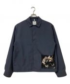 OAMCオーエーエムシー）の古着「SYSTEM SHIRT」｜ネイビー