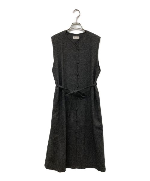 STEVEN ALAN（スティーブンアラン）STEVEN ALAN (スティーブンアラン) TWEED NO SLEEVE DRESS グレー サイズ:Mの古着・服飾アイテム