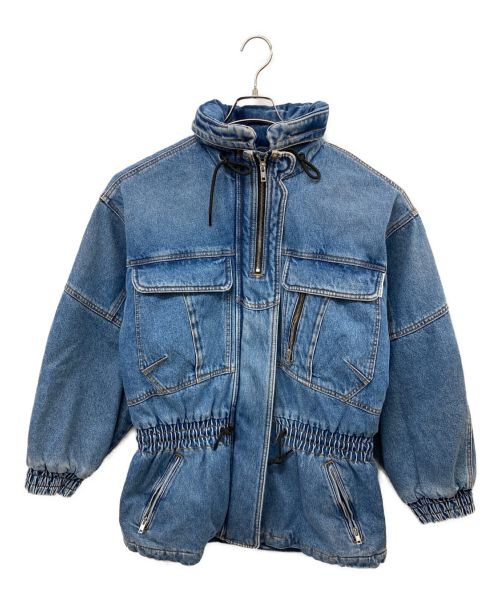 ALEXANDER WANG（アレキサンダーワン）ALEXANDER WANG (アレキサンダーワン) Denim Field Jacket ヴィンテージ加工デニムフィールドジャケット ブルー サイズ:Ｍの古着・服飾アイテム