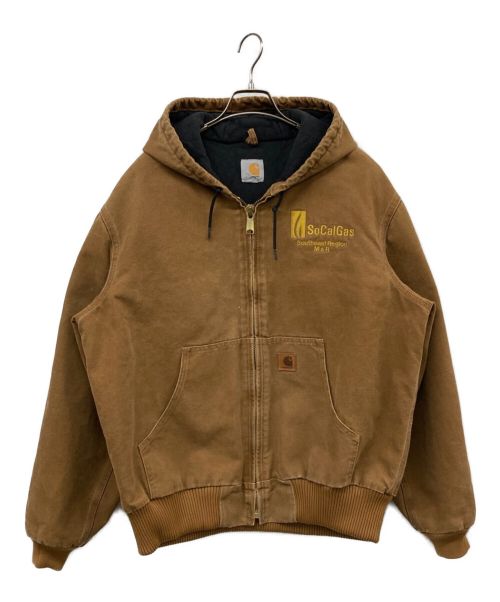 CarHartt（カーハート）CarHartt (カーハート) メキシコ製 アクティブパーカー ベージュ サイズ:Lの古着・服飾アイテム