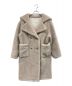 HER LIP TO（ハーリップトゥ）の古着「Fleur Shearling Boa Coat」｜ベージュ