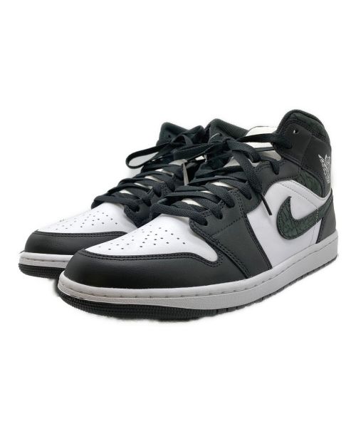 NIKE（ナイキ）NIKE (ナイキ) Panda Elephant Air Jordan 1 Mid ブラック×グレー サイズ:28 未使用品の古着・服飾アイテム