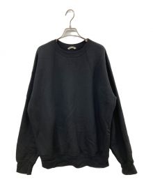 AURALEE×スタイリスト私物（オーラリー×スタイリストシブツ）の古着「COTTON CASHMERE SWEAT」｜ブラック