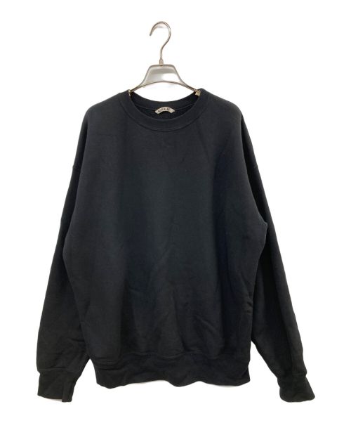 AURALEE（オーラリー）AURALEE (オーラリー) スタイリスト私物 (スタイリストシブツ) COTTON CASHMERE SWEAT ブラック サイズ:4の古着・服飾アイテム