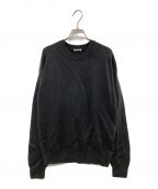 AURALEEオーラリー）の古着「21AW FRENCH MERINO STONE WASHED KNIT P/O」｜グレー