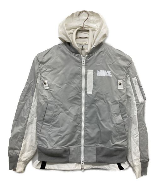 sacai（サカイ）sacai (サカイ) NIKE (ナイキ) AS M NRG SACAI LAYERED JKT ホワイト サイズ:Ｌの古着・服飾アイテム