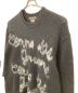 中古・古着 COMME des GARCONS HOMME PLUS (コムデギャルソンオムプリュス) ロゴインターシャニット ブラック サイズ:Ｍ：45000円