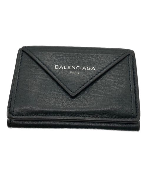 BALENCIAGA（バレンシアガ）BALENCIAGA (バレンシアガ) ペーパーミニウォレット グレーの古着・服飾アイテム