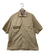 THE NORTHFACE PURPLELABELザ・ノースフェイス パープルレーベル）の古着「Lounge Field H/S Shirt」｜ベージュ