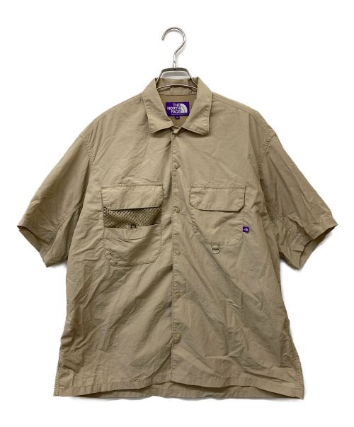 THE NORTHFACE PURPLELABEL（ザ・ノースフェイス パープルレーベル）THE NORTHFACE PURPLELABEL (ザ・ノースフェイス パープルレーベル) Lounge Field H/S Shirt ベージュ サイズ:Mの古着・服飾アイテム