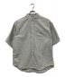 THE NORTHFACE PURPLELABEL（ザ・ノースフェイス パープルレーベル）の古着「Stripe OX B.D. Big H/S Shirt」｜グレー