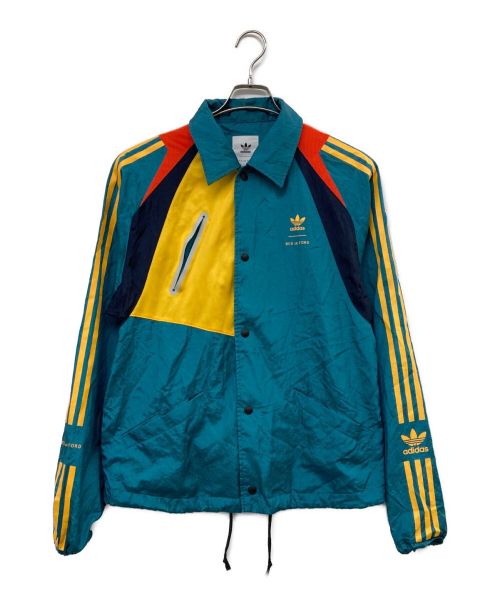 adidas（アディダス）adidas (アディダス) BED J.W. FORD (ベッドフォード) BENCH JACKET BF ブルーの古着・服飾アイテム