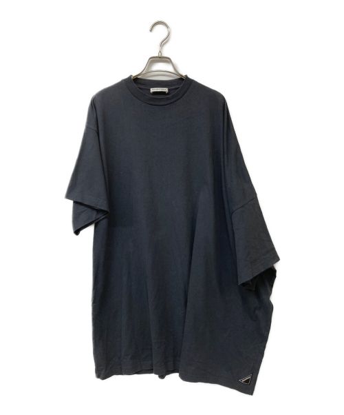 BALENCIAGA（バレンシアガ）BALENCIAGA (バレンシアガ) アシンメトリーカットソーワンピース ブラック サイズ:ＸＳの古着・服飾アイテム