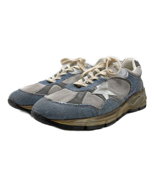 GOLDEN GOOSE（ゴールデングース）GOLDEN GOOSE (ゴールデングース) RUNNING DAD 伊勢丹限定品 ヴィンテージ加工スニーカー スカイブルー サイズ:44の古着・服飾アイテム