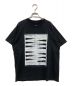 MM6 Maison Margiela（エムエムシックス メゾンマルジェラ）の古着「BACKGAMMON PRINTED TEE」｜ブラック