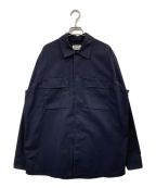 Acne studiosアクネ ストゥディオス）の古着「Houston cotton twill shirt」｜ネイビー