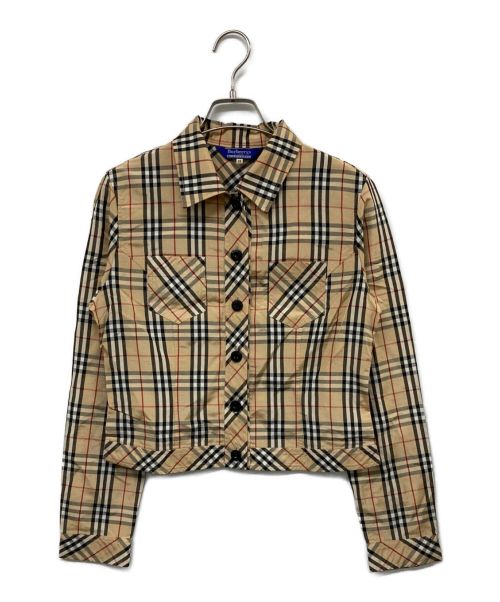 Burberry's（バーバリーズ）Burberry's (バーバリーズ) ノバチェックシャツジャケット ベージュ サイズ:Mの古着・服飾アイテム