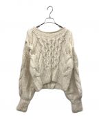 THE TOEザ トー）の古着「NIMES HANDMADE CABLE KNIT」｜ホワイト