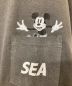 中古・古着 WIND AND SEA (ウィンダンシー) Disney (ディズニー) MICKEY MOUSE POCKET TEE グレー サイズ:ＸＬ 未使用品：8000円