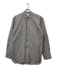 COMME des GARCONS SHIRT×10 corso como（コムデギャルソンシャツ×ディエチ コルソコモ）の古着「総柄シャツ」｜ホワイト×ブラック