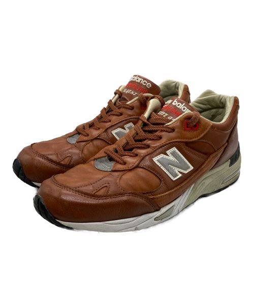 NEW BALANCE（ニューバランス）NEW BALANCE (ニューバランス) レザースニーカー ブラウン サイズ:9 1/2の古着・服飾アイテム