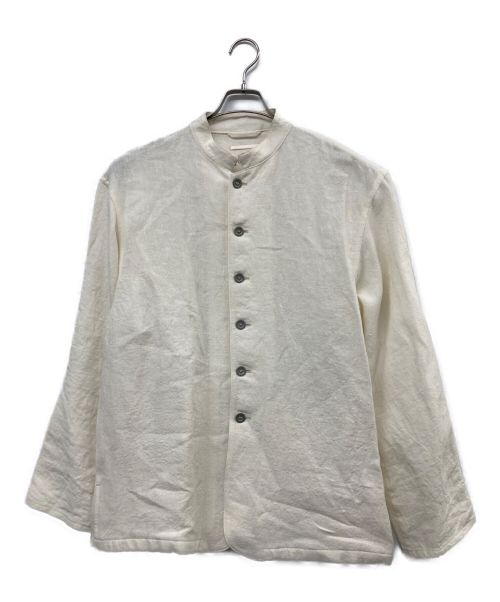 BLURHMS（ブラームス）BLURHMS (ブラームス) Wash Linen Hospital Jacket アイボリー サイズ:3の古着・服飾アイテム