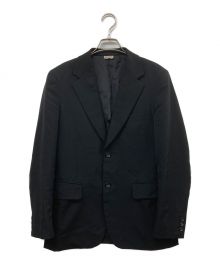 COMME des GARCONS HOMME PLUS（コムデギャルソンオムプリュス）の古着「23SS Tailored Jacket ウールギャバテーラードジャケット」｜ブラック