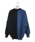 COMME des GARCONS SHIRT (コムデギャルソンシャツ) 21AW スコットランド製 Lochaven of Scotland oversize cardigan ブラック×ブルー サイズ:M：12000円