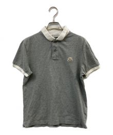 MONCLER（モンクレール）の古着「 MAGLIA POLO MANICA CORTA ワッペンポロシャツ」｜グレー