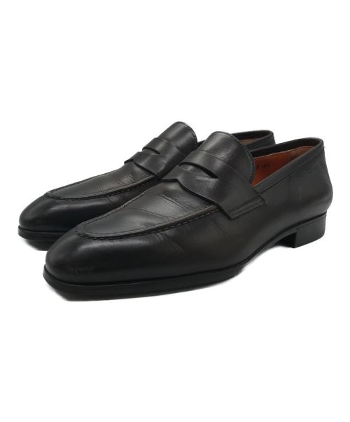 Santoni（サントーニ）Santoni (サントーニ) コインローファー ブラウン サイズ:6の古着・服飾アイテム