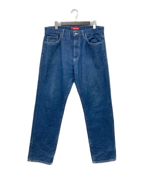 SUPREME（シュプリーム）Supreme (シュプリーム) 21SS Washed Regular Jeans ブルー サイズ:W34の古着・服飾アイテム