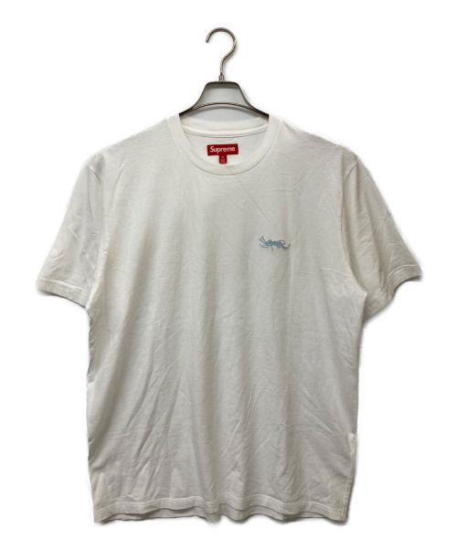 SUPREME（シュプリーム）SUPREME (シュプリーム) Washed Tag S/S Top ウォッシュドタグトップ ホワイト サイズ:XLの古着・服飾アイテム