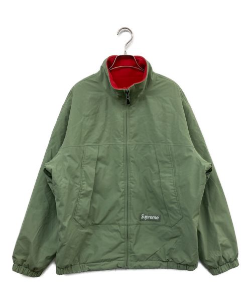 SUPREME（シュプリーム）SUPREME (シュプリーム) 22SS GORE-TEX Reversible Polartec Lined Jacket オリーブ×レッド サイズ:Lの古着・服飾アイテム