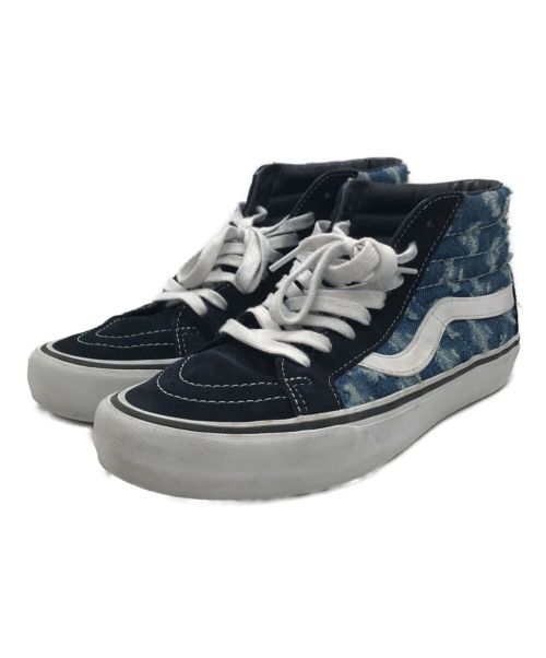 VANS（バンズ）VANS (バンズ) Supreme (シュプリーム) ハイカットスニーカー ブルー×ネイビー サイズ:26ｃｍの古着・服飾アイテム