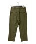 WHITE MOUNTAINEERING (ホワイトマウンテ二アニング) 2TUCKED WIDE TAPERED EASY PANTS カーキ サイズ:3：10000円