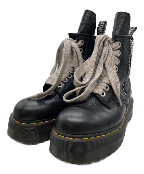 Dr.Martens（ドクターマーチン）Dr.Martens (ドクターマーチン) RICK OWENS (リックオウエンス) QUAD SOLE JUMBO LACE BOOT ブラック サイズ:28.5ｃｍの古着・服飾アイテム