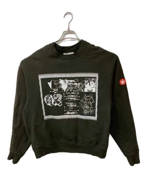 C.E（シーイー キャブエンプト）C.E (シーイー) FK Sheet10 CREW NECK エフケーシート クルーネック ブラック サイズ:Ｍの古着・服飾アイテム