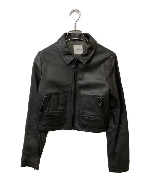 juemi（ジュエミ）juemi (ジュエミ) Compact Single Moto Jacket ブラック サイズ:Ｍの古着・服飾アイテム