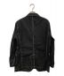 COMME des GARCONS HOMME PLUS (コムデギャルソンオムプリュス) AD2007 ホワイトステッチジャケット ブラック サイズ:Ｍ：18000円