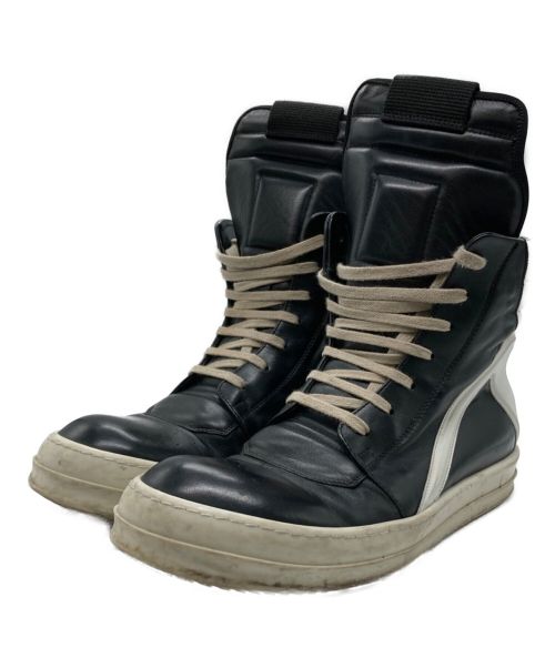 RICK OWENS（リックオウエンス）RICK OWENS (リックオウエンス) GEOBASKET SNEAKER ブラック サイズ:42の古着・服飾アイテム