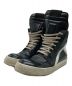 RICK OWENS（リックオウエンス）の古着「GEOBASKET SNEAKER」｜ブラック