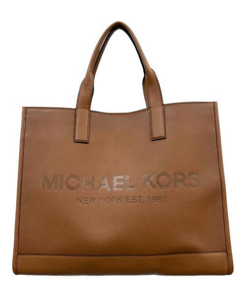 MICHAEL KORS（マイケルコース）MICHAEL KORS (マイケルコース) COOPER STRUCTURED TOTE　コッパーストラクチャートート LUGGAGEの古着・服飾アイテム